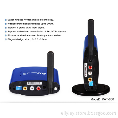 PAT-630 5.8GHz Wireless AV Sender TV Audio Video Transmitter